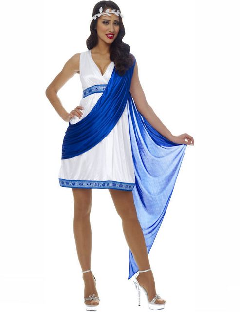 Image of Adult Greek Empress Fancy Dress Costume