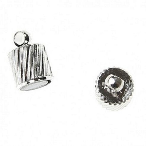 Image of Large Magnetic Clasp - Silver - 6 Pack\n