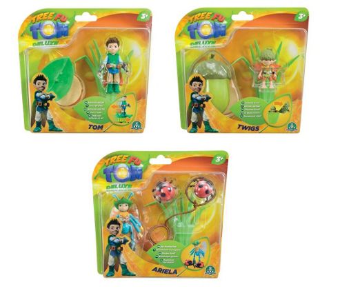 Image of Tree Fu Tom Deluxe 3" Figure - Tom, Twiggs &amp; Ariela 3 Items