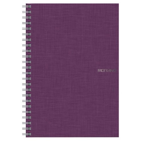 Image of Fabriano A4 Spiral Notebook, Purple