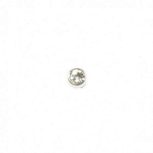 Image of Dill Buttons 10mm Bling Diamante Silver