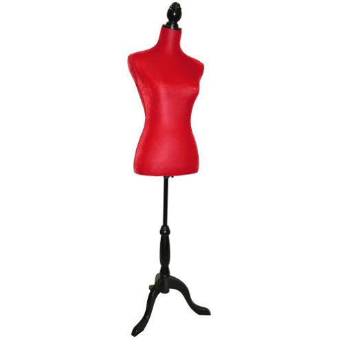 Image of Mannequin / Decorative Dressmakers Dummy - Red / Black