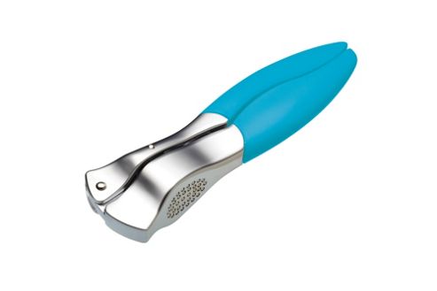 Image of Kitchencraft Colourworks Garlic Press In Blue