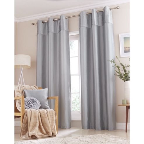 Image of Catherine Lansfield Home Opulent Velvet Duckegg Curtains 90x90