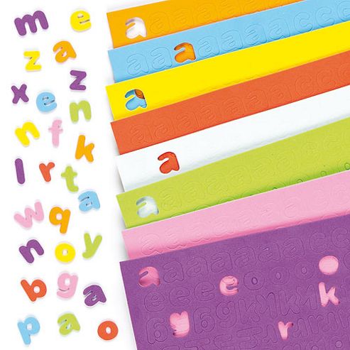 Image of Self-adhesive Foam Lower-case Letters