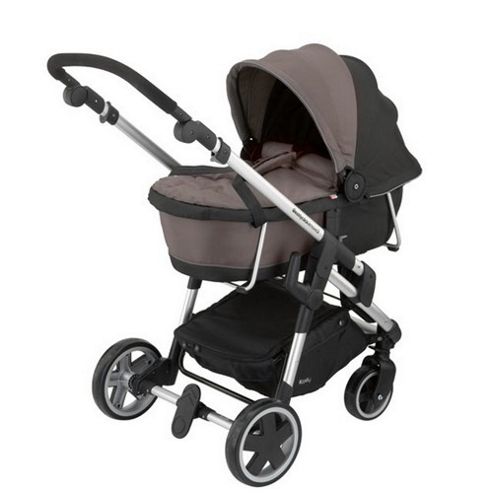 Image of Kiddy Click N Move 3 Carrycot (walnut)