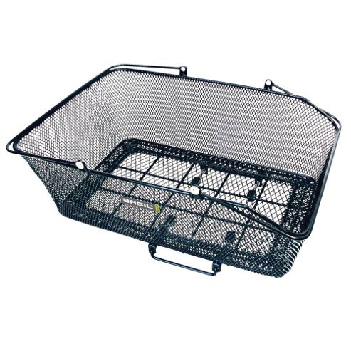 Image of Basil California Xlarge Rear Basket W/ Basco Mount Black (rear Rack Req)