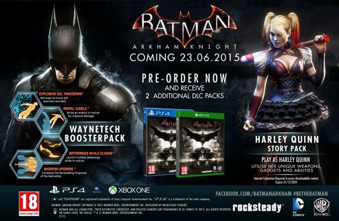 Image of Batman: Arkham Knight + Wayne Tech Booster Pack Dlc Exclusive To Tesco (xbox One)