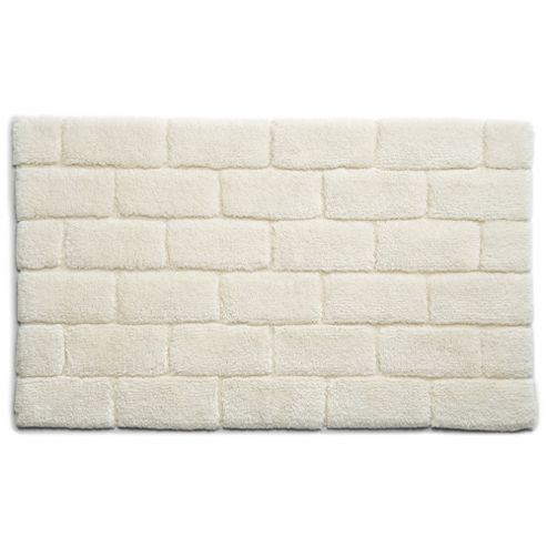 Image of Luxury Bamboo Bath Mat - Cream