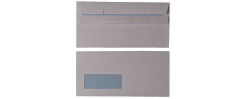 Image of Envelope Dl Window 90gsm White Self-seal Pack Of 1000 Wx3481