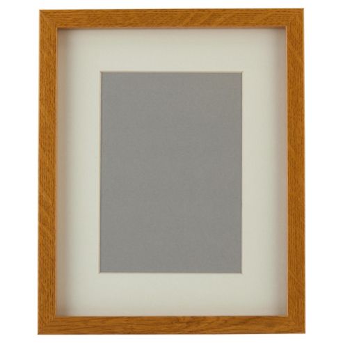 Image of Tesco Basic Photo Frame Oak Effect 8 X 10"/5 X 7" With Mount