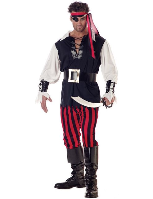 Image of Adult Mens Cutthroat Pirate Costume Medium
