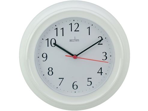 Image of Acctim 21412 Wycombe Wall Clock White