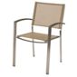 Alexander Rose A-Class Stacking Textilene Chair in Taupe