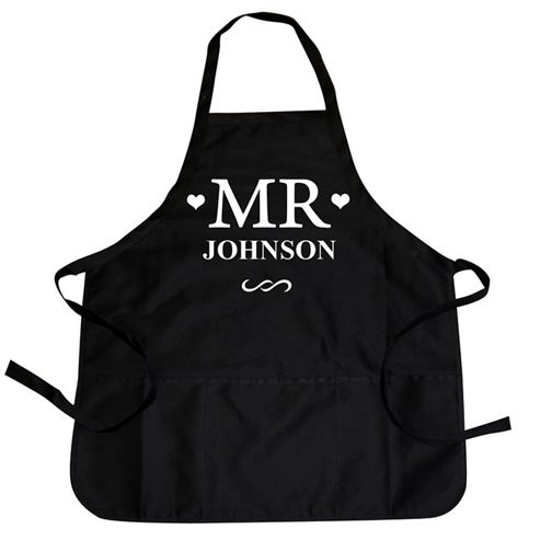 Image of Personalised Mr Black Apron