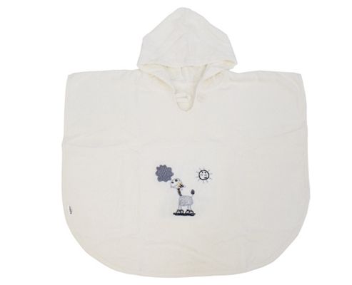 Image of Babydan Baby Bath Poncho Cream
