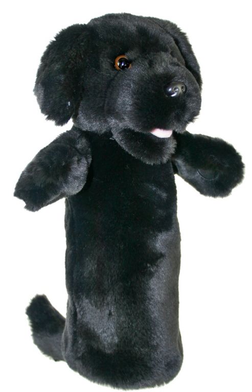 Image of Long Sleeved Black Labrador Puppet