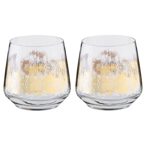 Image of Tesco Gold Pattern Grand Hotel Square Mixer