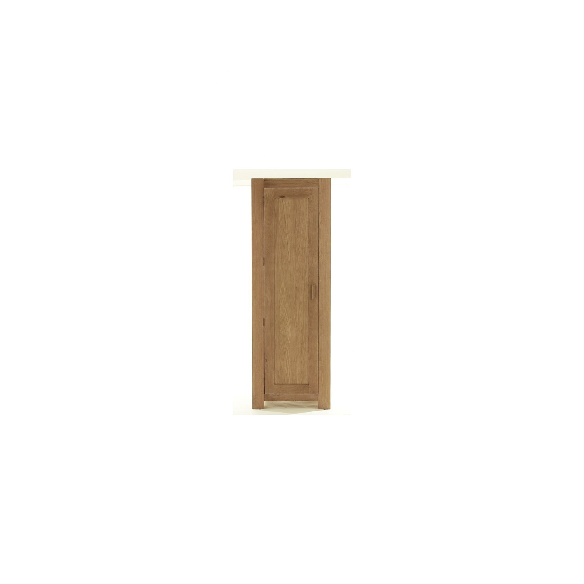 Thorndon Block Bedroom Single Wardrobe in Natural Matured Oak at Tesco Direct