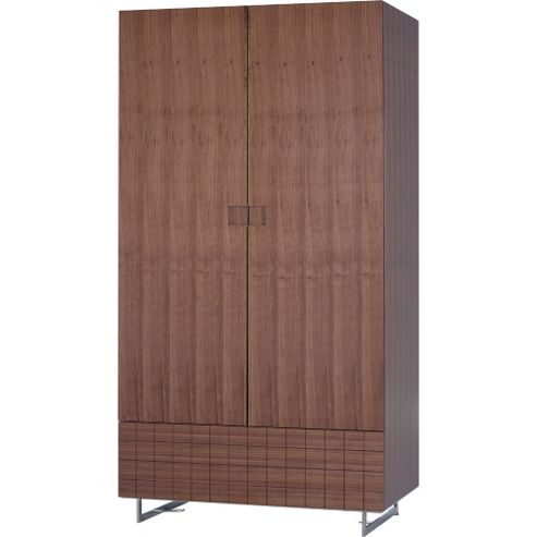 Image of Gillmore Space Barcelona Wardrobe - Walnut
