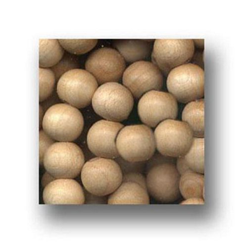 Image of Wood Beads Natural 8mm Round 100 Pack