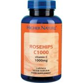 Higher Nature Rosehips C 1000Mg 180 Tablets