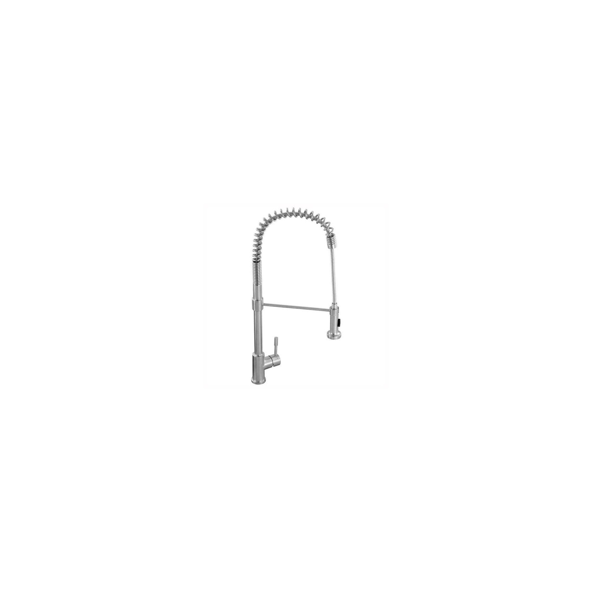 Franke Swiss Pro Pull-Out Nozzle Kitchen Sink Mixer Tap, Stainless Steel at Tesco Direct