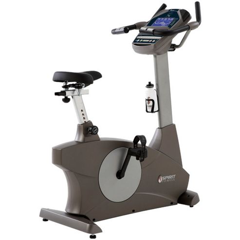 Image of Spirit Xbu55 Upright Exercise Bike Light Commercial Model