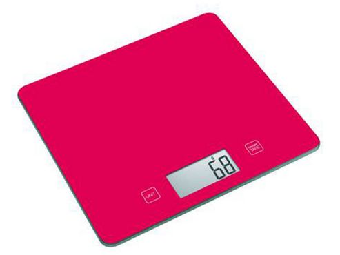 Image of Hanson H1040 Sensitive Kitchen Scale Red 5kg