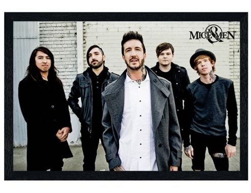 Image of Black Wooden Framed Of Mice & Men Poster