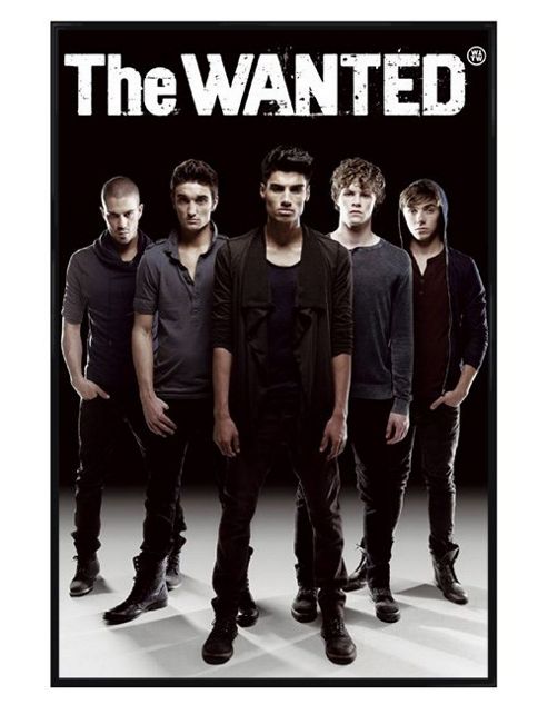 Image of The Wanted Gloss Black Framed Twilight Poster
