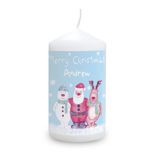 Image of Personalised Snow Scene Candle