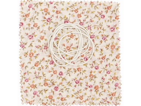 Image of Tala 132 Fabric Jam Jar Covers Cream X6