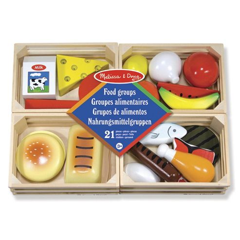 Image of Melissa & Doug - Wooden Play Food