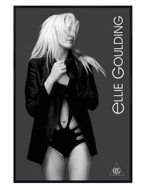 Image of Ellie Goulding Gloss Black Framed Halcyon Days Poster