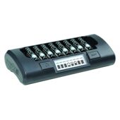 MH-C800S 8-Cell Battery Charger with LCD Display for AA/AAA cells