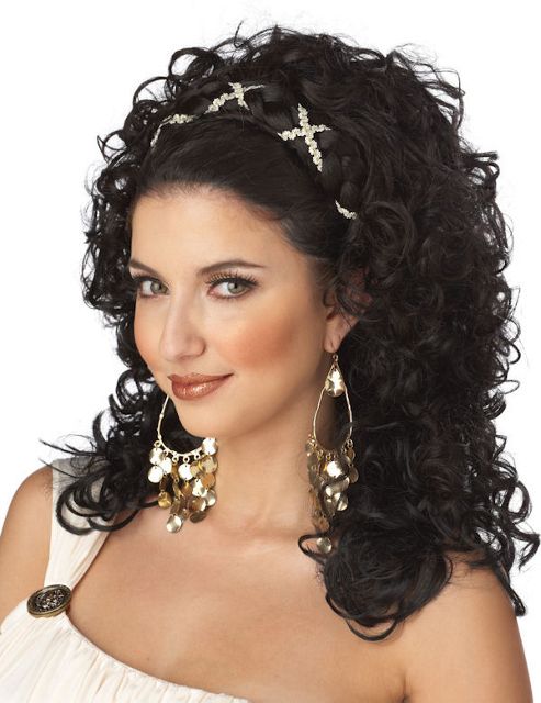 Image of Greek Goddess Hairpiece Black