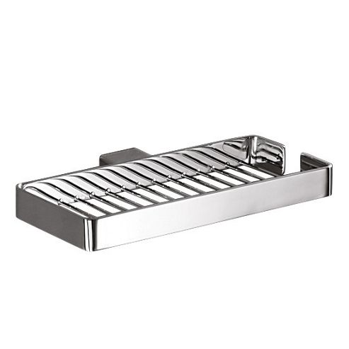 Image of Gedy Lounge Double Soap Basket In Chrome