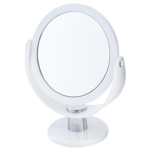 Image of Tesco Basic Plastic Mirror, White