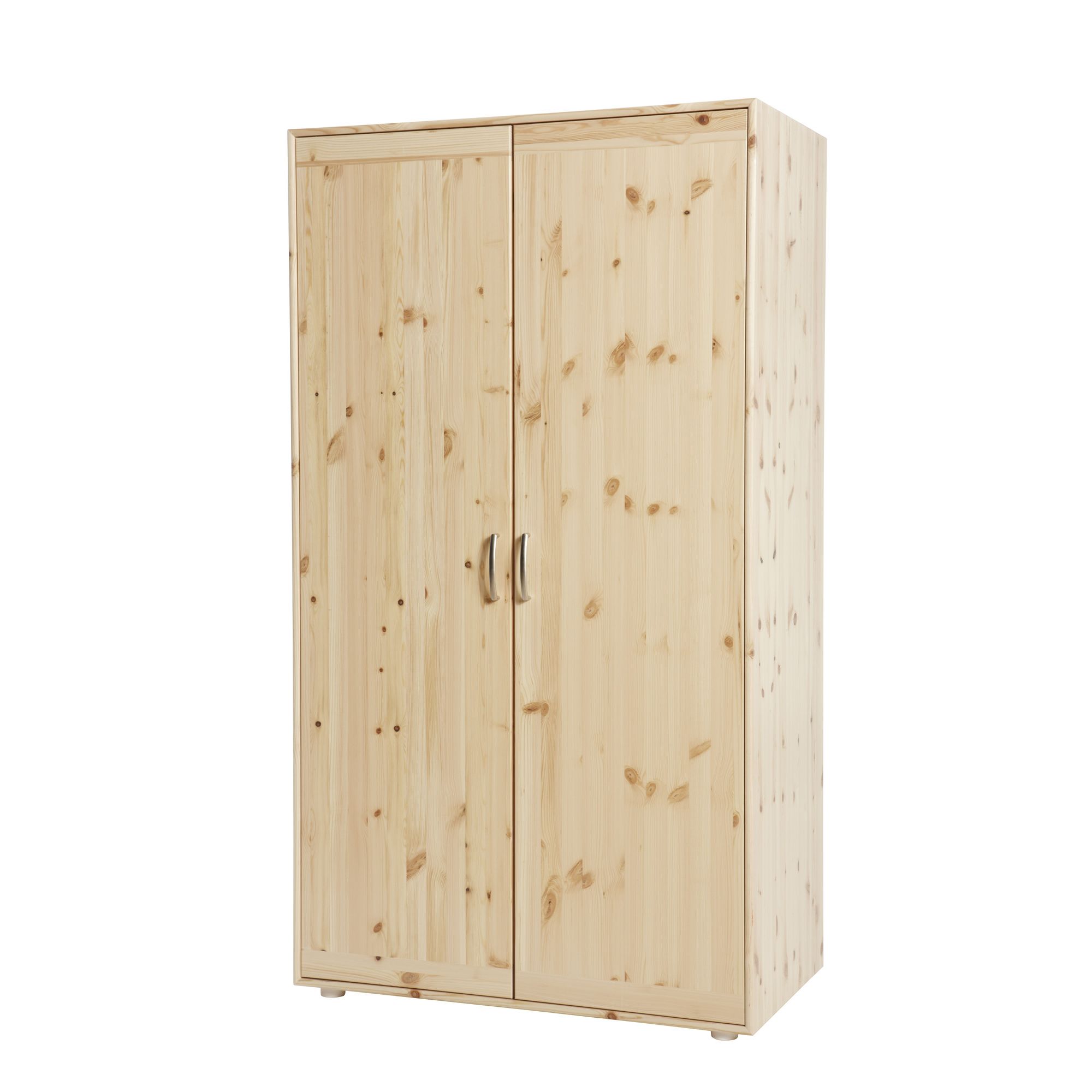 Flexa Wide Wardrobe - Natural Lacquer at Tesco Direct