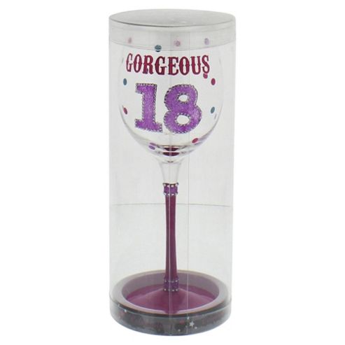 Image of Age 18 Wine Glass