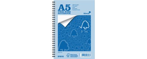 Image of Silvine A5 Fsc Twin Wire Notebook Fsctwa5