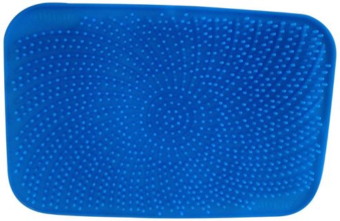 Image of Dossil Sinkie Blue Drying Mat For Glassware, Vases And Delicates