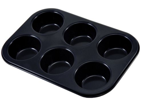 Image of Tala 25120 26.5 X 18 Cm Non-stick 6-cup Muffin Tray