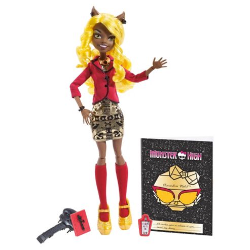 Image of Monster High Frights Camera Action (hauntley Wood) - Clawdia Wolf
