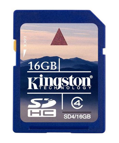 Image of Kingston 16gb Sdhc Card