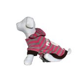 x  Petsland  Stripe Tee  x H Pink W scarf tesco Sporty hooded   Dog 28cm  X 1cm Small (31cm