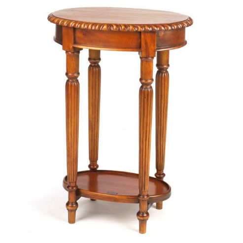 Image of Aspect Design By Wayfair Victorian Small Lamp Table In Mahogany