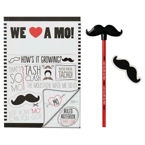 Image of Moustache Stationery Set
