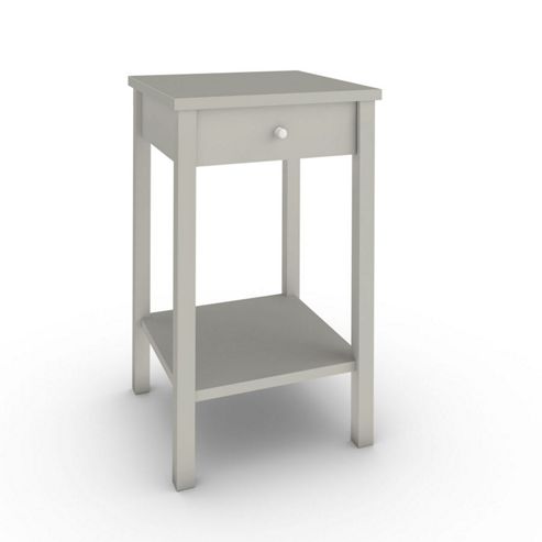 Image of Sugar & Spice Bedside Table - Grey